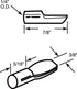 Richelieu Silver Metal Shelf Support Peg 7/8 in. L 22 lb