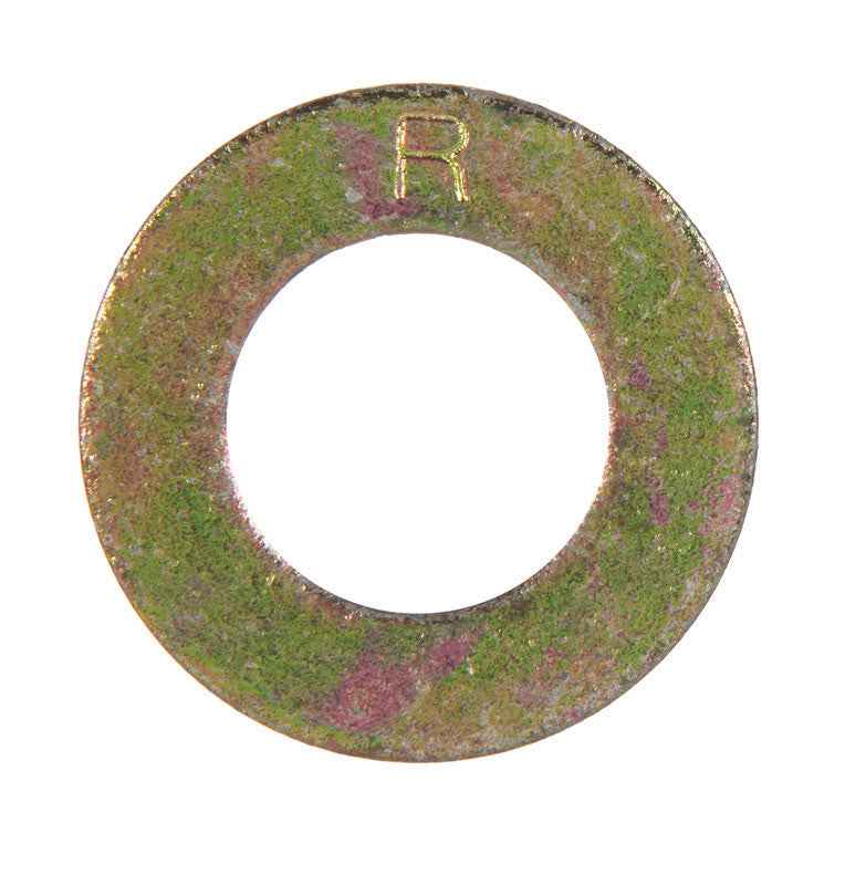 Hillman Yellow Dichromate Steel 3/4 in. SAE Flat Washer 20 pk