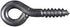 National Hardware 0.16 in. D X 1-3/8 in. L Zinc-Plated Steel Screw Eye 50 lb. cap. 1 pk