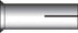 HILLMAN 3/8 in. D X 1.625 in. L Steel Round Head Drop-In Anchors 50 pk