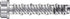 Hillman  1/2 in. Dia. x 2-1/2 in. L Zinc-Plated  Steel  Wedge Bit  25 pk