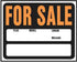 Hillman English Black Auto For Sale Sign 15 in. H X 19 in. W (Pack of 6)