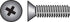 HILLMAN No. 8-32 Ga. X 2-1/2 in. L Phillips Flat Head Zinc-Plated Steel Machine Screws 100 pk