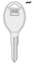 Hy-Ko Traditional Key Automotive Key Blank Double sided For Nissan (Pack of 10)