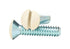 Amertac No. 6 X 3/4 in. L Slotted Oval Head Standard Wallplate Screws