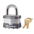 Master Lock 1.75 in. H x 1.75 in. W x 1-3/4 in. L Laminated Steel Dual Ball Bearing Locking Padlock (Pack of 6)