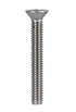 HILLMAN No. 8-32 Ga. X 1-1/4 in. L Phillips Flat Head Stainless Steel Machine Screws 100 pk