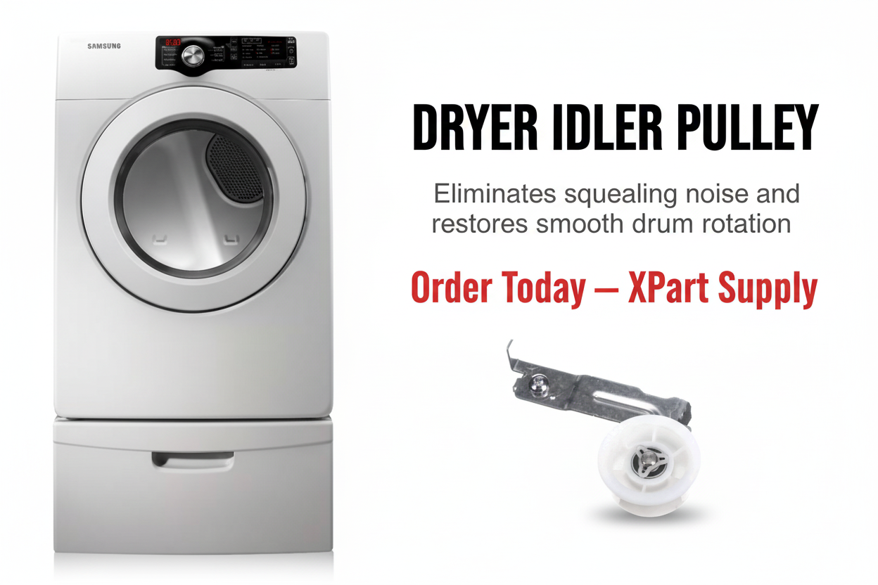 Samsung Dryer Idler Pulley DC93-00634A – Sales Image | XPart Supply Canada