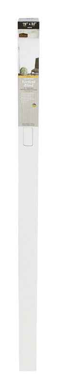 Living Accents Vinyl 3-1/2 in. Blinds 78 in. W x 84 in. H White (Pack of 2)