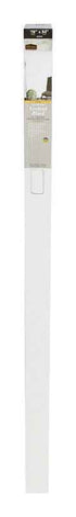 Living Accents Vinyl 3-1/2 in. Blinds 78 in. W x 84 in. H White (Pack of 2)