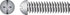 Hillman No. 8-32 X 3 in. L Combination Round Head Zinc-Plated Steel Machine Screws 100 pk