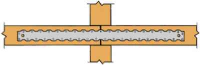 Simpson Strong-Tie 33.81 in. H X 2.06 in. W 14 Ga. Galvanized Steel Strap