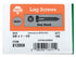HILLMAN 3/8 in. X 1-1/2 in. L Hex Hot Dipped Galvanized Steel Lag Screw 100 pk