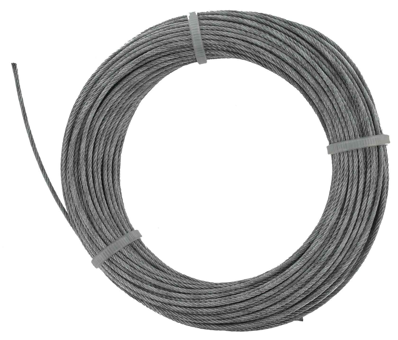 Baron 1/16 in. D X 50 ft. L Galvanized Steel Aircraft Cable