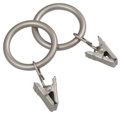 Kenney Pewter Gray Clip Ring 5/8 in. L X 3/4 in. L