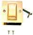 Prime-Line 2.5 in. L Polished Gold Brass Combination Pull