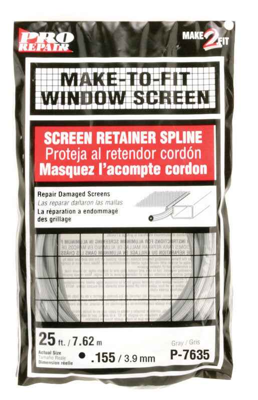SPLINE SCREEN0.16"X25'