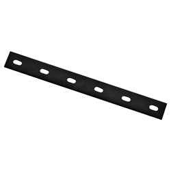 National Hardware 14 in. H X 1/8 in. W X 1.5 in. L Black Carbon Steel Mending Plate