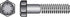 HILLMAN 1/4 in. D X 2-1/2 in. L Heat Treated Steel Hex Head Cap Screw 100 pk