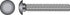 HILLMAN 7/16 in. X 1-1/2 in. L Zinc-Plated Steel Carriage Bolt 50 pk