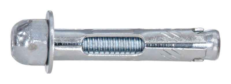 HILLMAN 1/4 in. D X 1-3/8 in. L Steel Hex Head Sleeve Anchors 50 pc