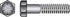 HILLMAN 3/4 in. D X 3-1/2 in. L Heat Treated Steel Hex Head Cap Screw 20 pk