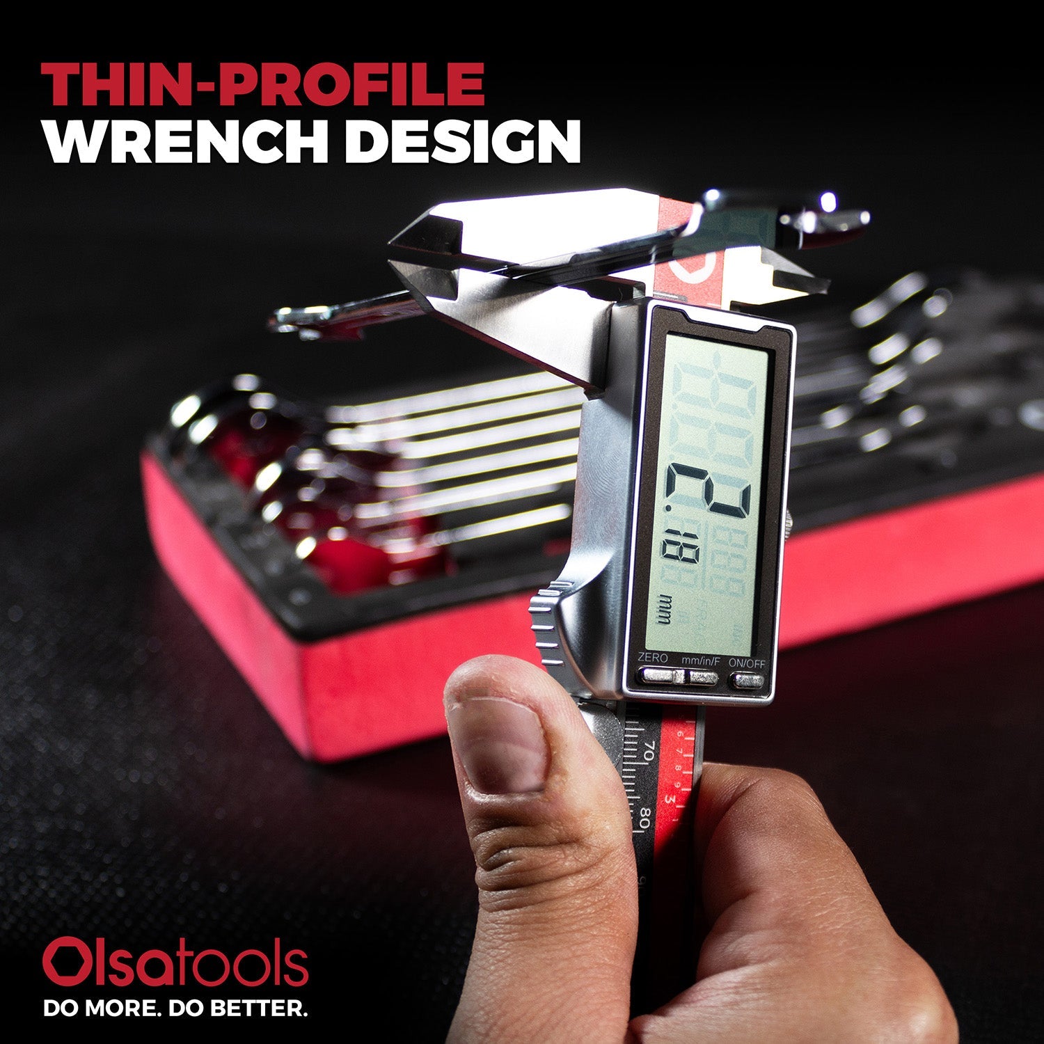 Slim Profile Wrench Set