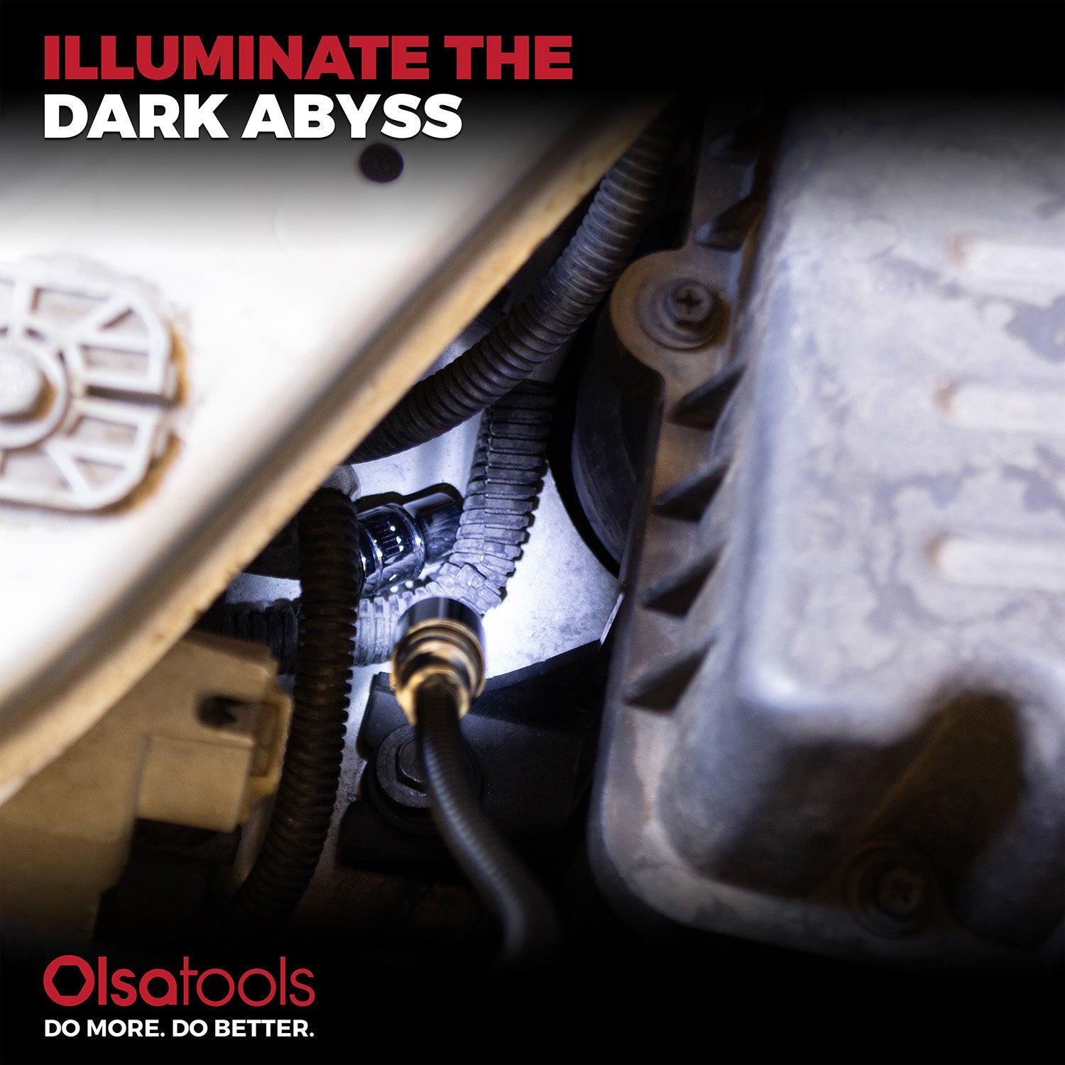 Flexible Magnetic Pickup Stick with LED Light