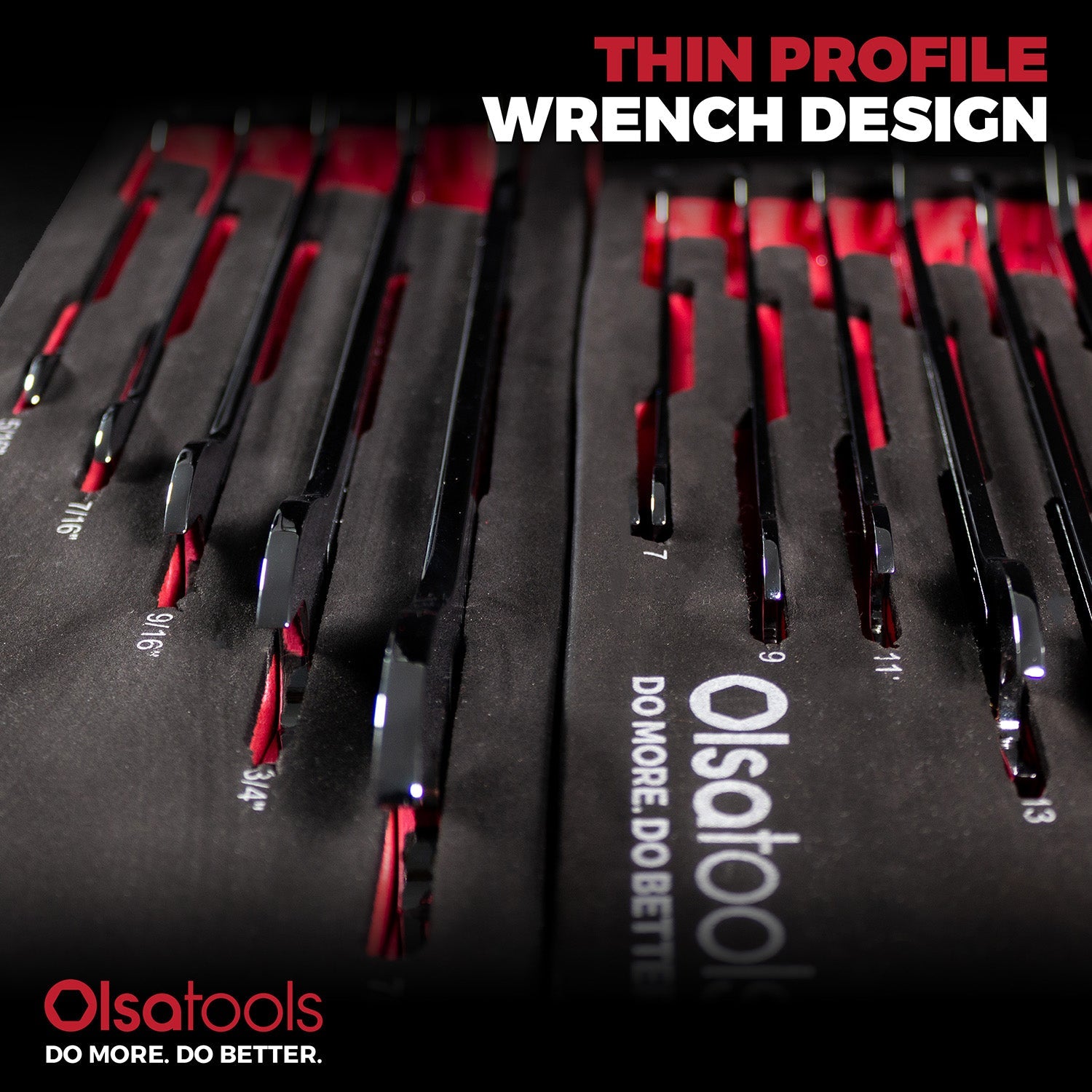 Slim Profile Wrench Set