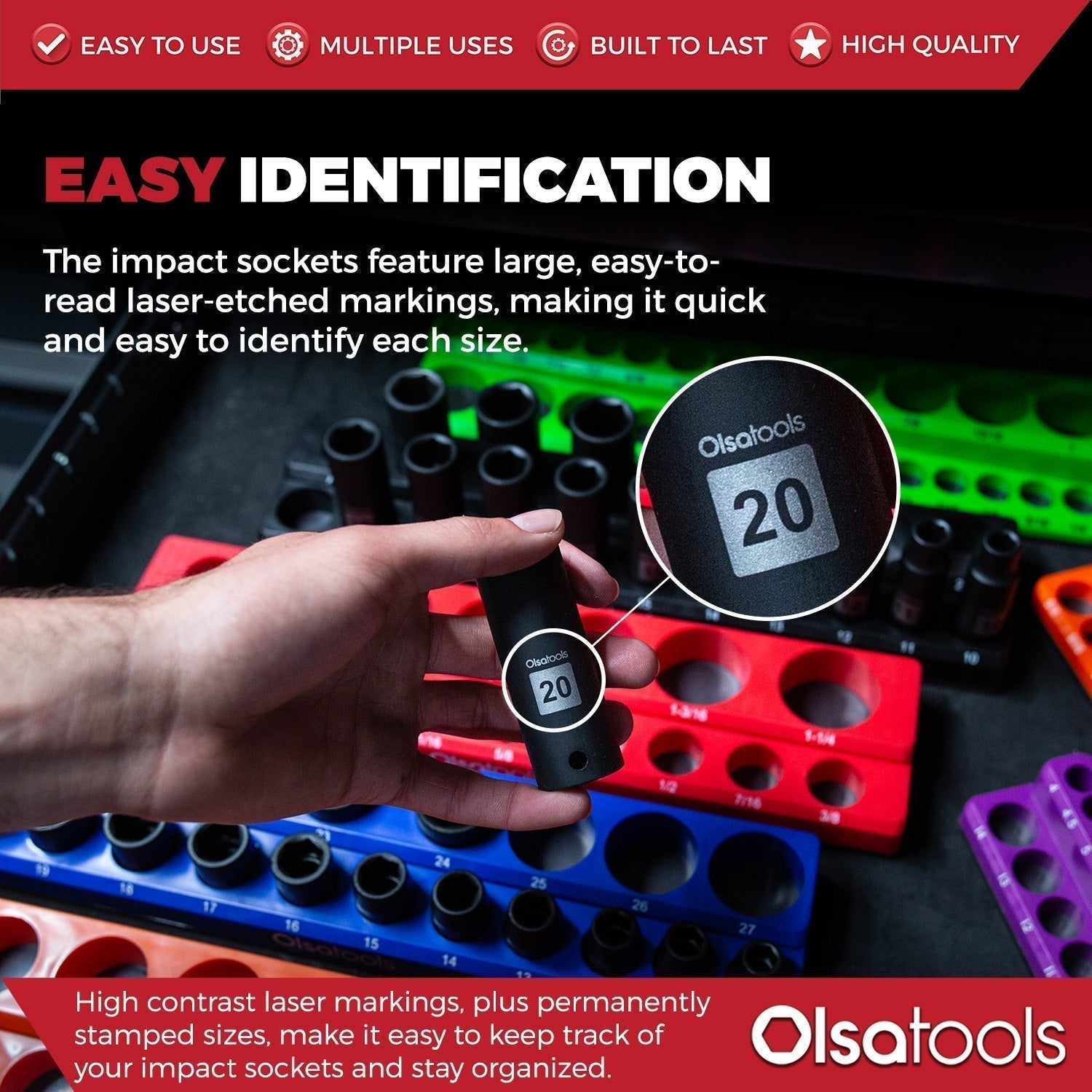 Cr-Mo Impact Sockets