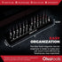 Magnetic Hex 1/4" Bit Organizer