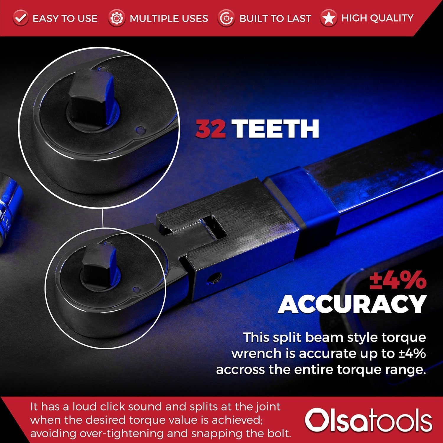 Flex Head Split Beam Torque Wrenches