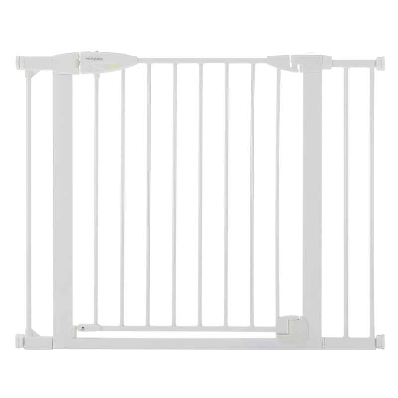 North States Toddleroo White 30 in. H x 29.75-40.5 in. W Metal Auto-Close Gate