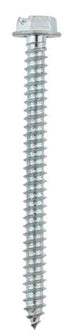 HILLMAN No. 8 Ga. X 2 in. L Slotted Hex Washer Head Sheet Metal Screws 100 pk