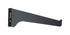 Knape & Vogt Black Steel Regular Duty Bracket 16 Ga. 8 in. L 160 lb. (Pack of 10)