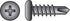 HILLMAN No. 10-16 X 5/8 in. L Phillips Pan Head Sheet Metal Screws 100 pk