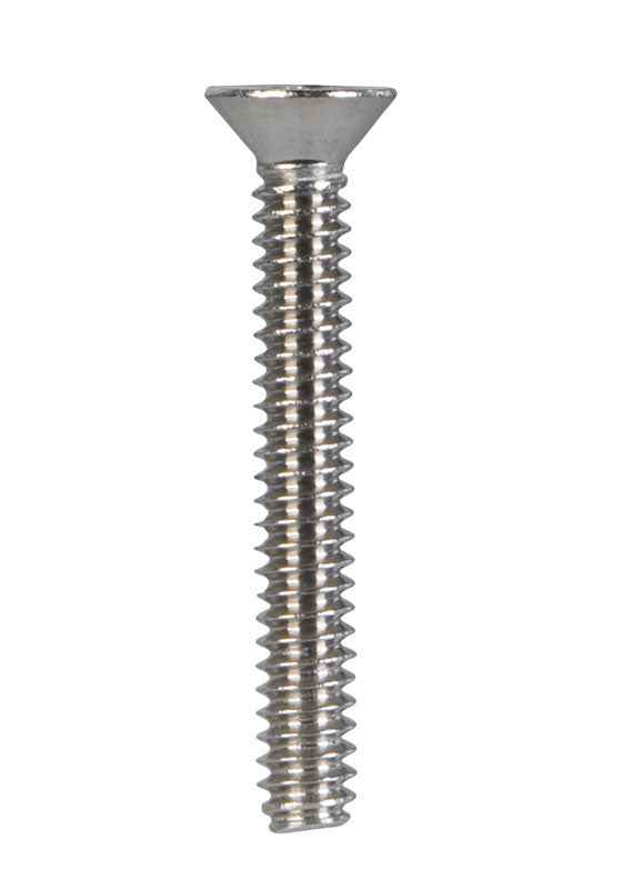 HILLMAN No. 6-32 Ga. X 1 in. L Phillips Flat Head Stainless Steel Machine Screws 100 pk