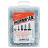 Homepak Assorted in. Slotted Hex Head Zinc Sheet Metal Screw Kit