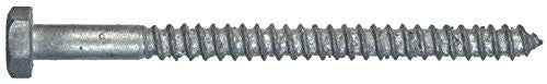 Hillman 3/8 in. X 4 in. L Hex Hot Dipped Galvanized Steel Lag Screw 50 pk