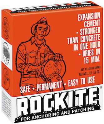 Rockite 10001 1 Lb Rockite® Fast-Setting Cement  (Pack Of 12)