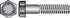 Hillman 1/4 in. D X 1-1/4 in. L Heat Treated Zinc Steel Hex Head Cap Screw 100 pk