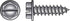 Hillman No. 14 X 1-1/2 in. L Slotted Hex Washer Head Sheet Metal Screws 100 pk