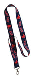 Hillman MLB Polyester Multicolored Decorative Key Chain Lanyard (Pack of 6)