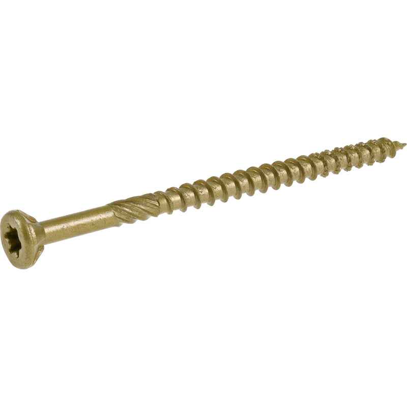 HILLMAN Power Pro No. 9 in. X 3 in. L Bronze Star Flat Head Premium Deck Screws 5 lb 373 pk