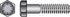Hillman 5/16 in. D X 1 in. L Heat Treated Steel Hex Head Cap Screw 100 pk