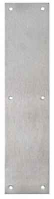Tell 3-1/2 in. H X 15 in. L Brushed Stainless Steel Stainless Steel Push Plate