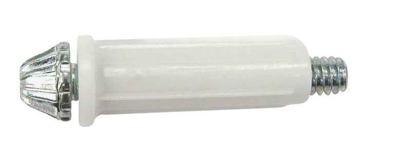 Barton Kramer White Steel Bracket 0.5 in. L X 2 in. H 1 pk