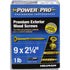 HILLMAN Power Pro No. 9 in. X 2-1/4 in. L Bronze Star Flat Head Premium Deck Screws 1 lb 97 pk