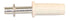 Barton Kramer 3/8 in. D X 1/4 in. L White Plastic Bi-fold Door Pivot 2 pk