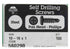 HILLMAN No. 10-16 Ga. X 1 in. L Phillips Pan Head Self-Drilling Screws 100 pk